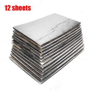 12 Sheet Car Automotive Sound Deadener Heat Insulation Noise Proofing Foam