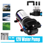 12V Water Pump FL-40 High Pressure 17/10LPM For  Boat Camp Washdown