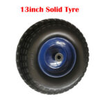 13inch Trolley Wheel Solid Tyre Tire Steel Rim for Hand Trolley Cart