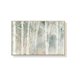 Wall Art 50cmx70cm Forest hang painting  Gold Frame Canvas