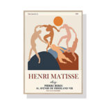 Wall Art 50cmx70cm Dancing by Henri Matisse Wood Frame Canvas