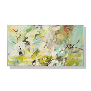 Wall Art 40cmx80cm  Dream Gold Frame Canvas