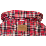 Tartan Red Dog Coat 70cm