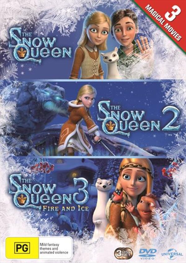 Snow Queen / The Snow Queen 2 - The Snow King / The Snow Queen 3 - Fire and Ice  The DVD