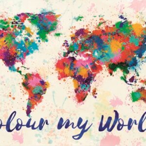 Colour My World - Poster Map