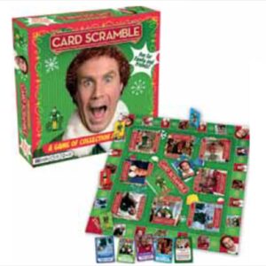 Elf Card Scramble Board Game