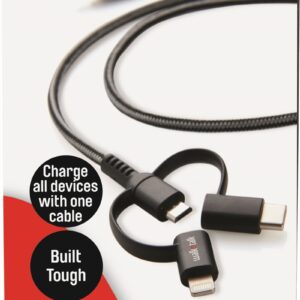 Walk n Talk 3in1 Charge & Sync Cable/USB-C/Micro USB