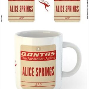 Qantas - Alice Springs Destination Tag Mug