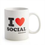 I Heart Social Distancing Coffee Mug