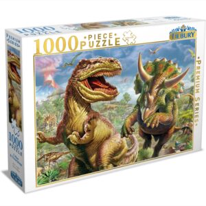 T Rex And Triceratops 1000 Piece Puzzle