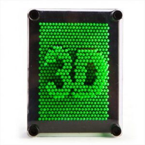 Green Neon Pin Art