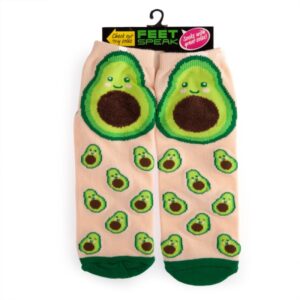 Avocado Feet Speak Socks