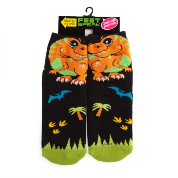 Trex Feet Speak Socks