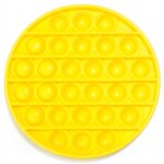 Yellow Round Push And Pop