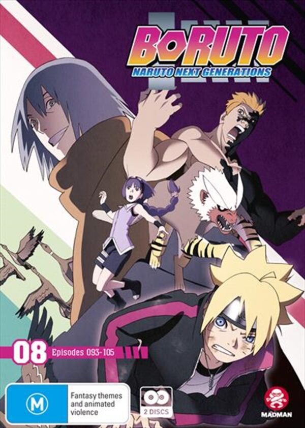 Boruto - Naruto Next Generations - Part 8 - Eps 93-105 DVD