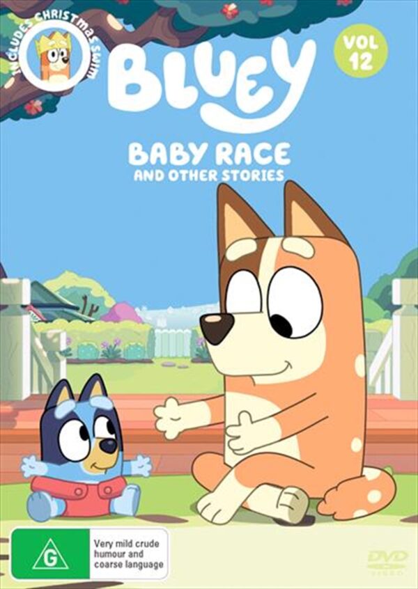 Bluey - Baby Race And  Stories - Vol 12 DVD