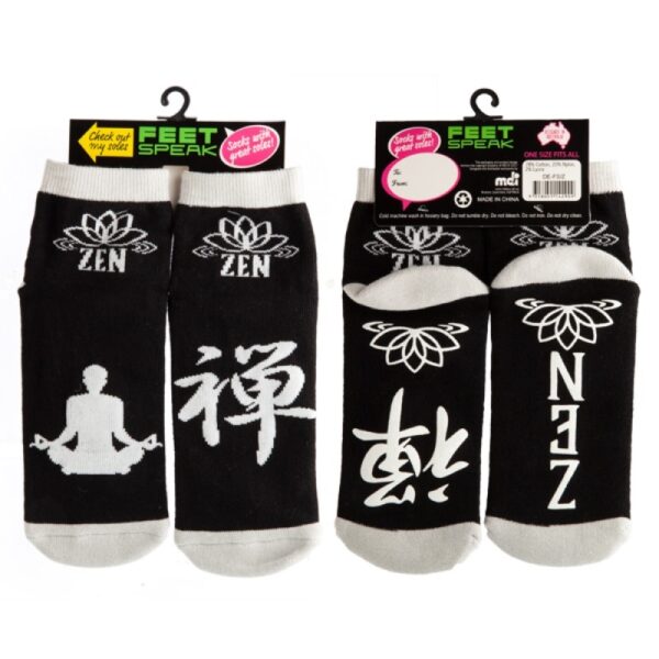 Zen Feet Speak Socks