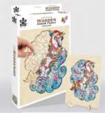 Unicorn 129 Piece Wooden Puzzle