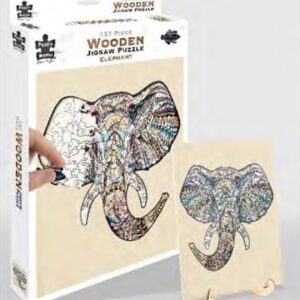 Elephant 137 Piece Wooden Puzzle