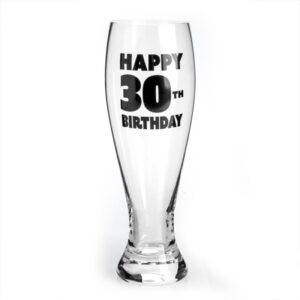 30th Birthday Pilsner Glass