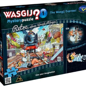 Wasgij 500 Piece Puzzle - Mystery Retro Masgik Express