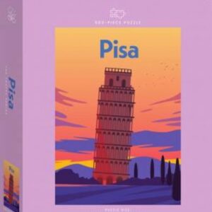 Pisa Travel Poster 500 Piece Puzzle