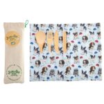 Dogs Eco-to-Go Bamboo Cutlery Set