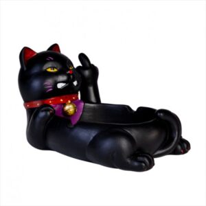 Rude  Cat Ashtray