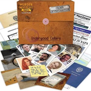 Murder Mystery Party Case Files -  Underwood Cellar