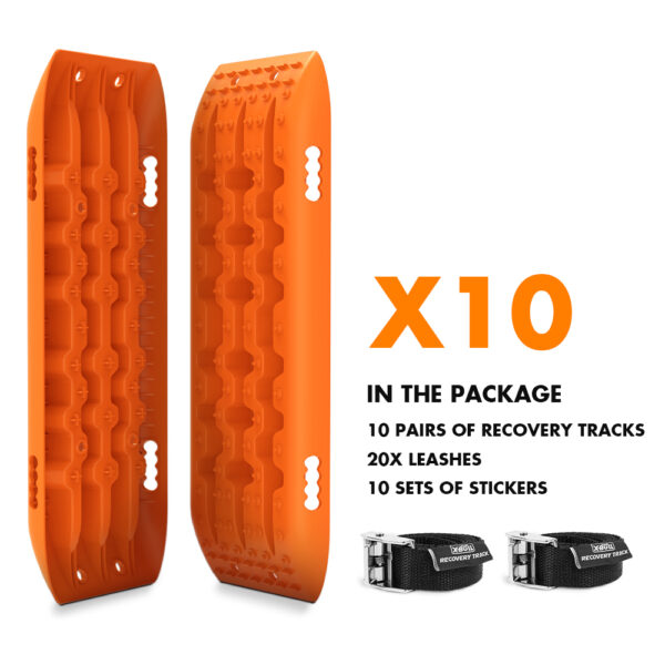 10 Pairs of Recovery tracks Boards Traction 10T Sand tracks/ Mud /Snow Gen 2.0