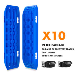 10 Pairs Recovery tracks 10T 4WD 4X4 / Sand tracks/ Mud tracks Gen 2.0 Blue