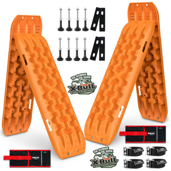 Recovery tracks Boards 10T 2 Pairs Sand Mud Snow With Mounting Bolts pins