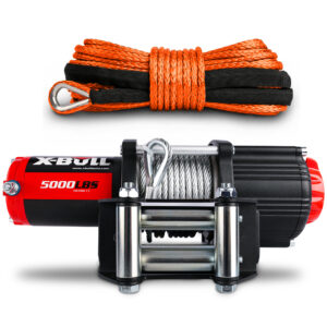 12V Electric Winch 5000LBS Wireless Steel Cable ATV Boat With 13M Synthetic Rope