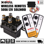 Winch Solenoid Relay 12V 500A Winch Controller Twin Wireless Remote4WD4x4