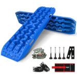 Recovery tracks Sand tracks KIT Carry bag mounting pin Sand/Snow/Mud 10T 4WD-BLUE Gen3.0