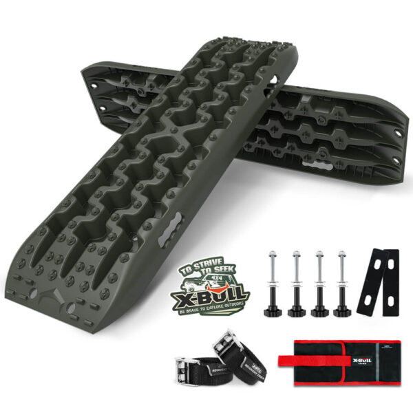 Recovery tracks Sand tracks KIT Carry bag mounting pin Sand/Snow/Mud 10T 4WD-OLIVE Gen3.0