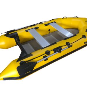 Inflatable Dinghy Boat Tender Pontoon Rescue- Yellow