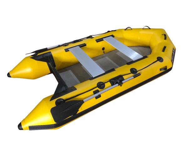 Inflatable Dinghy Boat Tender Pontoon Rescue- Yellow