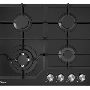 Gas Glass Cooktop 60cm Black