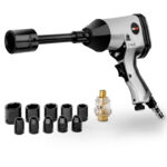 Air Impact Wrench Kit 17pc 1/2 Rattle Gun Set Socket Pneumatic Metric