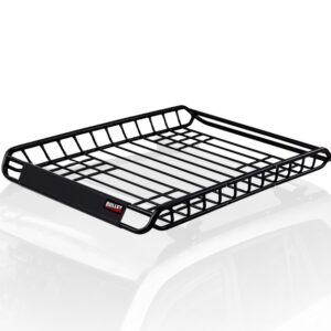 Universal Roof Rack Basket - Car Luggage Carrier Steel Cage Vehicle Cargo