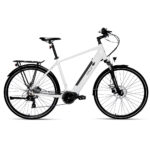 Metro TR 5 + Electric Hybrid Bike  Gen II  Mid-Drive  Large  White