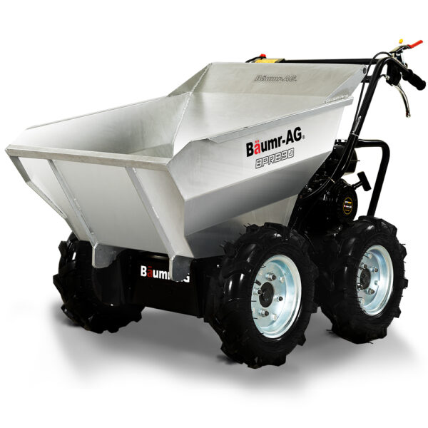 Mini Dumper Power Wheel Barrow Tracked Motorised Petrol Powered Wheelbarrow