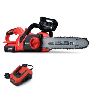 20V 12 Inch Electric Cordless Chainsaw 4Ah Lithium Battery Lightweight Wood Garden Cutter