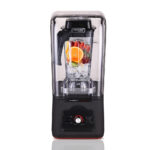 Commercial Blender Quiet Enclosed Processor Smoothie Mixer Fruit  Black