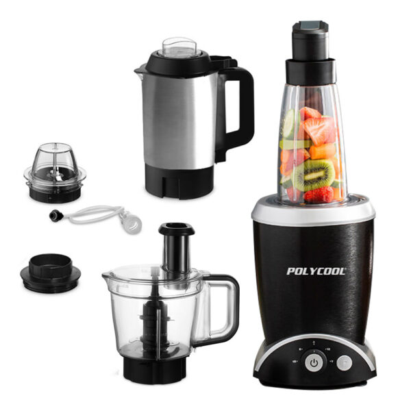 1000W 10in1 Vacuum Blender  700ml Capacity  With Heating Jug  Grinder Cup  Food Processor