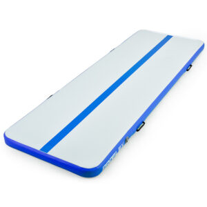 300x100x10cm Inflatable Air Track Mat Tumbling Gymnastics  Blue & White (No Pump)