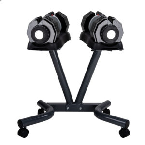 2x 25kg Adjustable Dumbbell Set Weights Dumbbells Home Fitness Stand