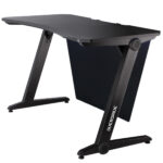 Gaming Desk 120cm PC Table Setup Computer Carbon Fiber  Black