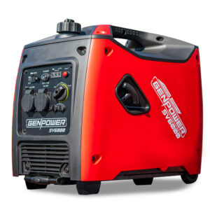 Inverter Generator Portable 3.5kW Max Petrol Pure Sine Wave Camping Power Station Red